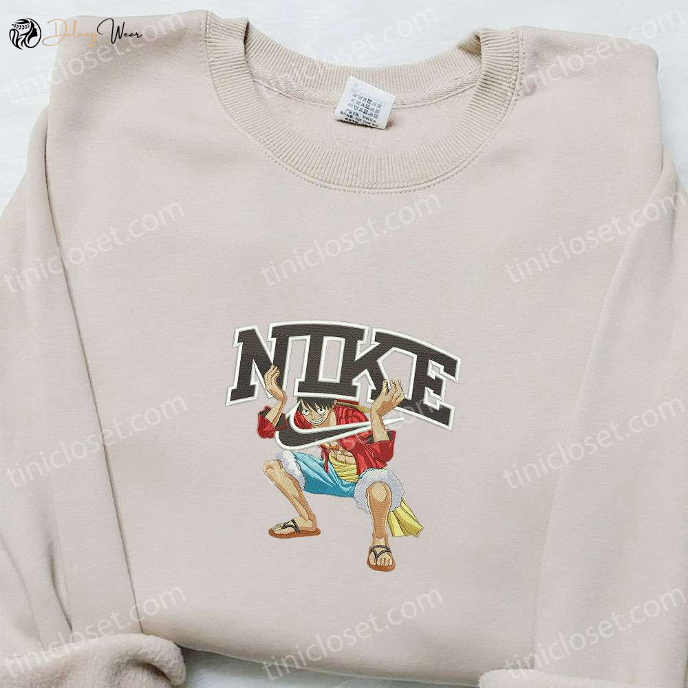 Monkey D Luffy x Nike Anime Sweatshirt & T-shirt: Best Birthday Gift Ideas