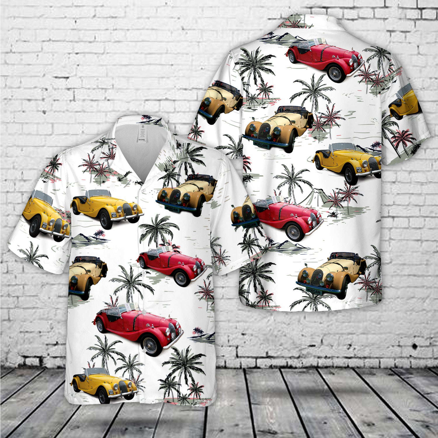 Morgan Plus 4 Hawaiian Shirt Gift for Men Dad Father Gift for Men Dad Father