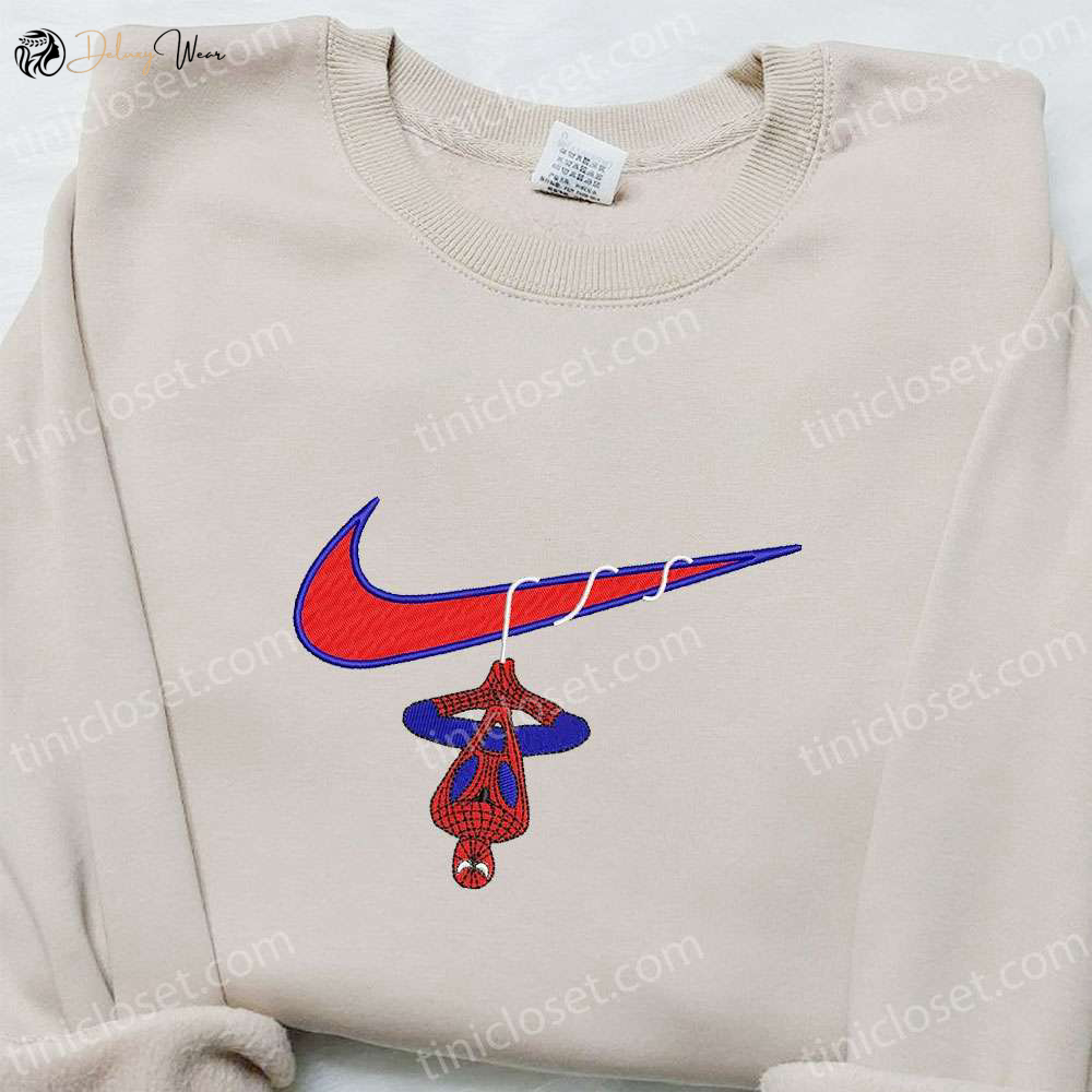 Spider-Man x Swoosh Embroidered Hoodie – Marvel Cinematic Universe: Best Gift Ideas for Family