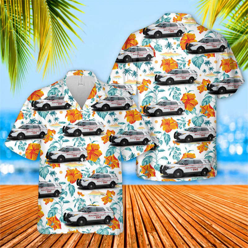 Muhlenberg EMS Hawaiian Shirt Gift for Men Dad Father Gift for Men Dad Father