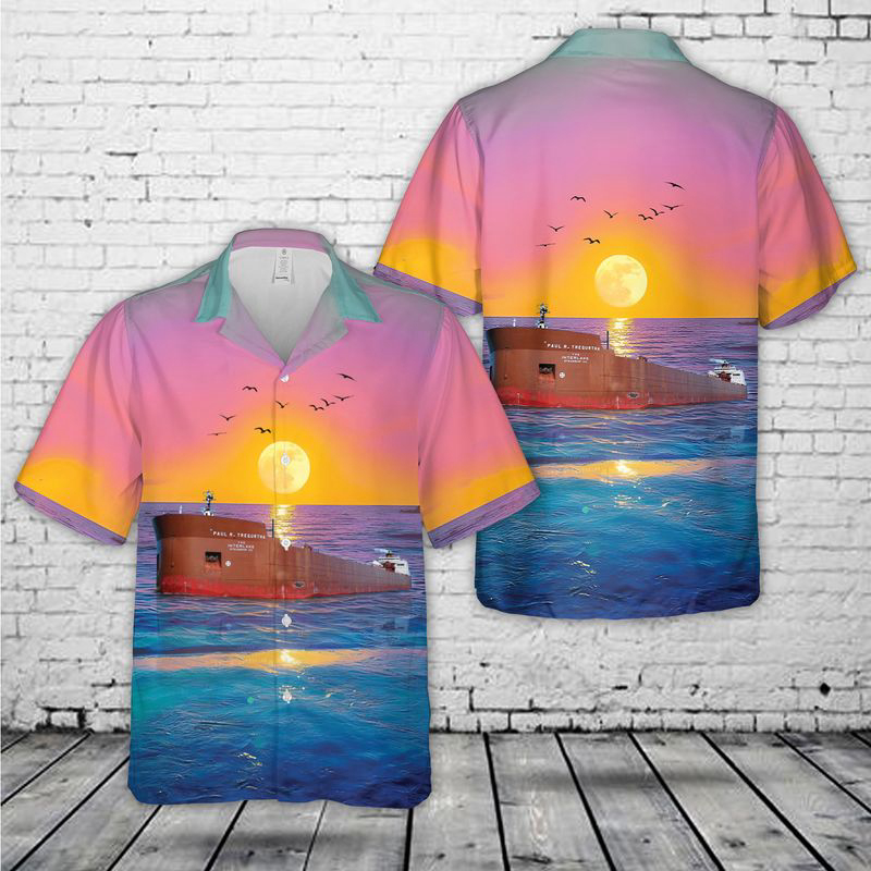 MV Paul R. Tregurtha Hawaiian Shirt Gift for Men Dad Father Gift for Men Dad Father