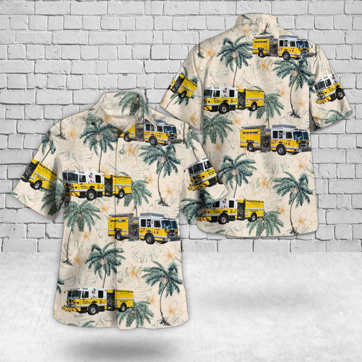 Nags Head, North Carolina, Company 21 – Nags Head Fire & Rescue (South Nags Head station) Hawaiian Shirt Gift for Men Dad Father Gift for Men Dad Father