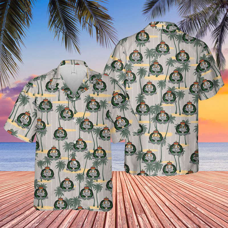 New Zealand Army, Royal New Zealand Armoured Corps (RNZAC) Hawaiian Shirt Gift for Men Dad Father Gift for Men Dad Father
