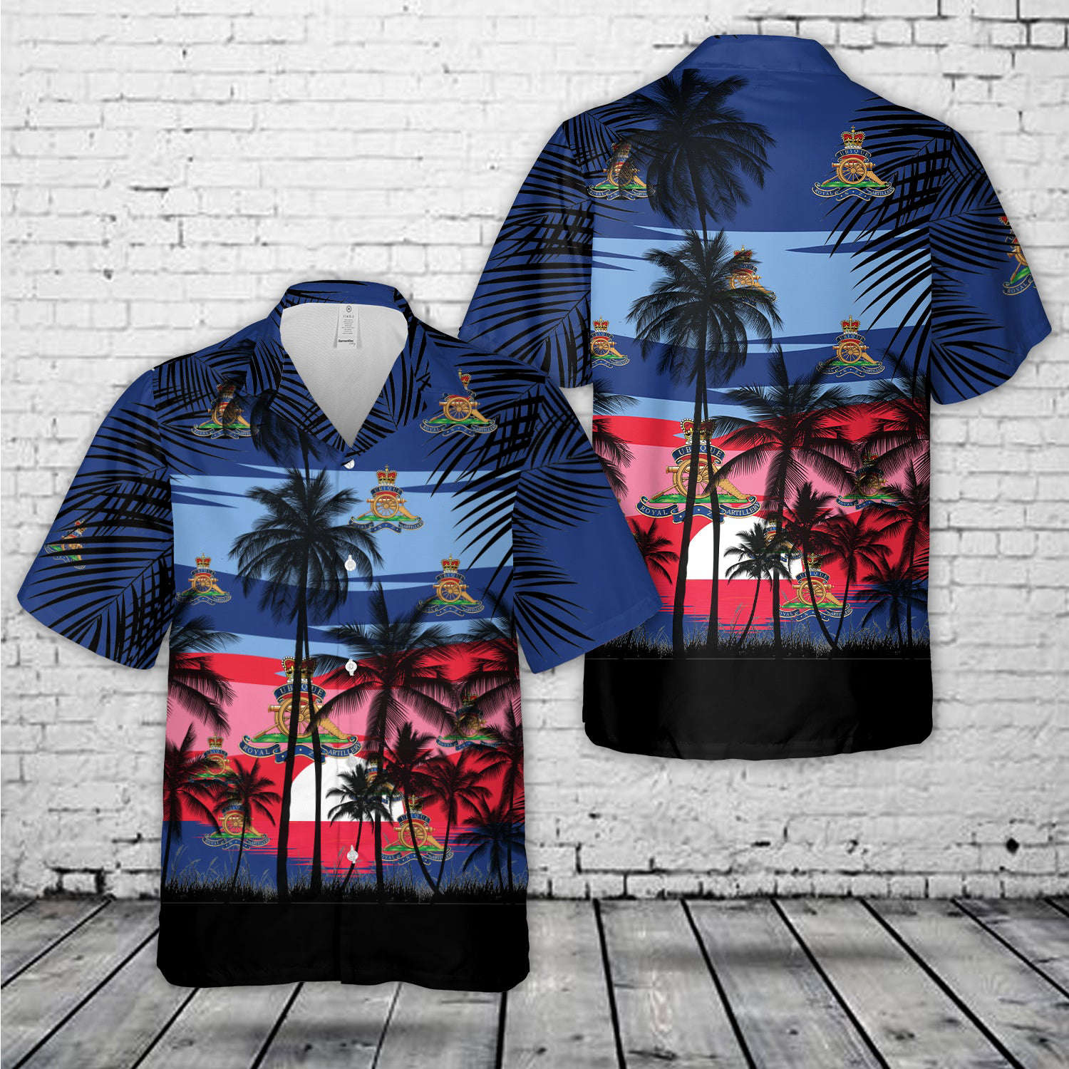 New Zealand Army Royal New Zealand Artillery (RNZA) Hawaiian Shirt Gift for Men Dad Father Gift for Men Dad Father