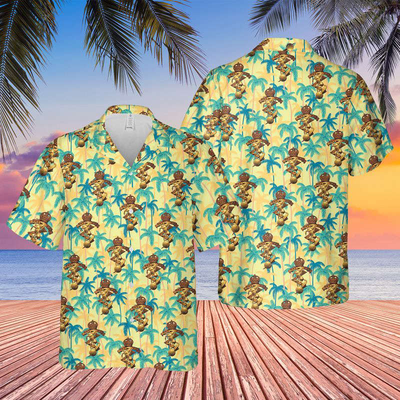 New Zealand Army, Royal New Zealand Electrical and Mechanical Engineers (RNZEME) Hawaiian Shirt Gift for Men Dad Father Gift for Men Dad Father