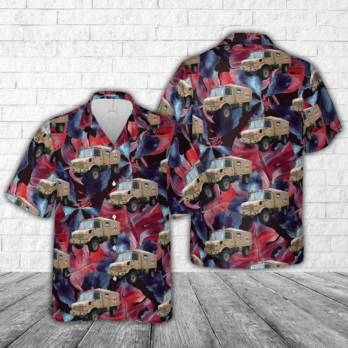 New Zealand Army UNIMOG Hawaiian Shirt Gift for Men Dad Father Gift for Men Dad Father