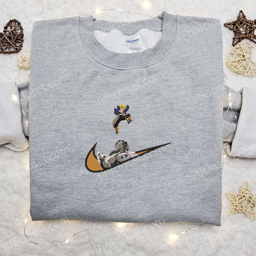 Nike Anime x Trunks Embroidered Hoodie & Dragon Ball Shirt: Best Family Gift Ideas
