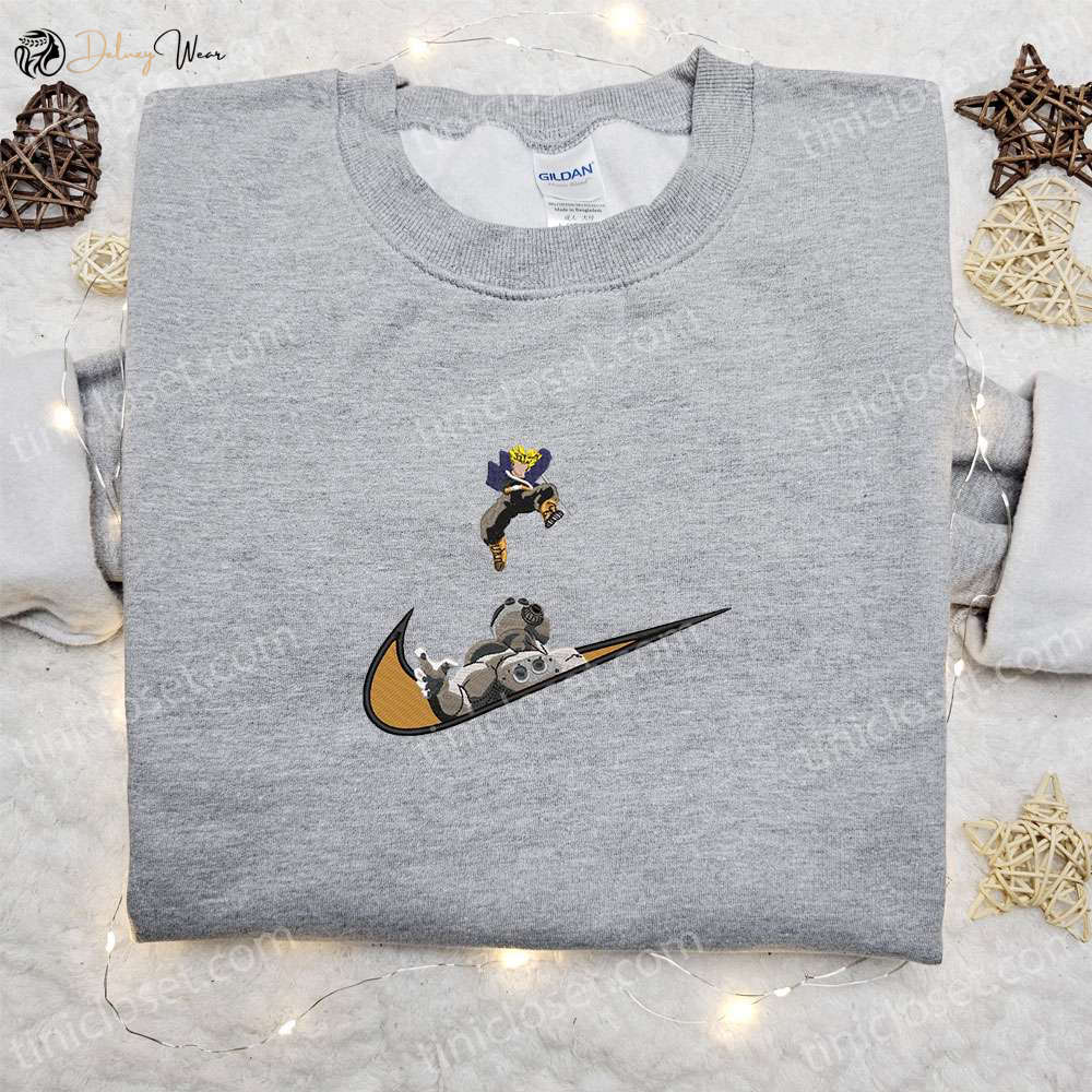 Nike Anime x Trunks Embroidered Hoodie & Dragon Ball Shirt: Best Family Gift Ideas