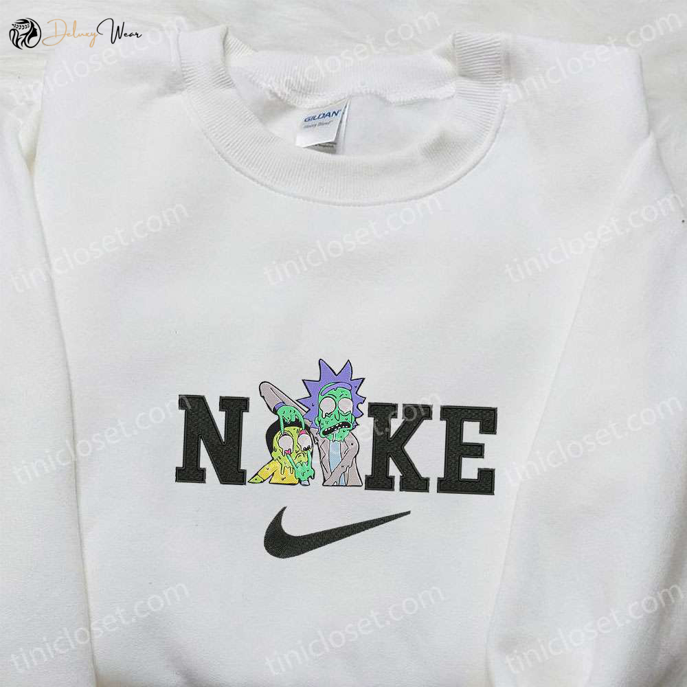 Nike Rick and Morty Halloween Embroidered Shirt – Cartoon Inspired