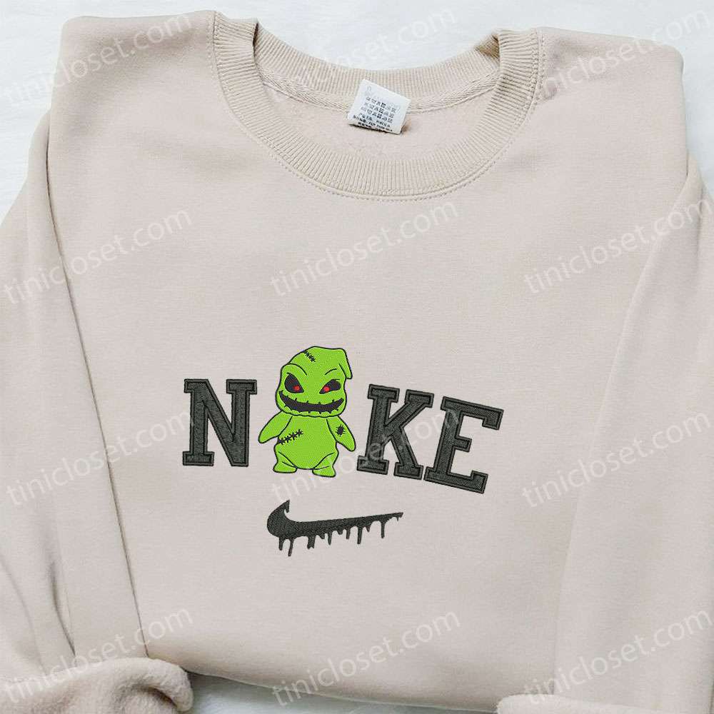 Nike x Baby Oogie Boogie Embroidered Hoodie – Nightmare Before Christmas Characters Sweatshirt