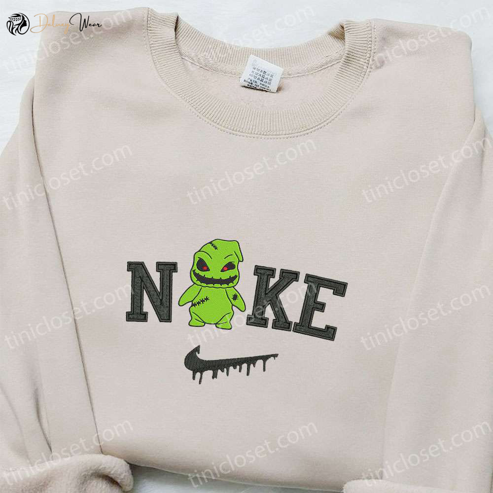 Nike x Baby Oogie Boogie Embroidered Hoodie – Nightmare Before Christmas Characters Sweatshirt