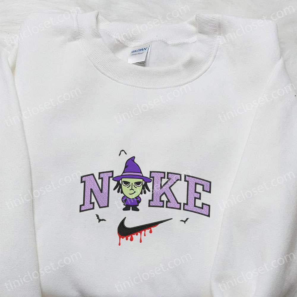 Nike x Baby Shock Embroidered Hoodie Nightmare Before Christmas Characters Sweatshirt Nike Inspired T-shirt