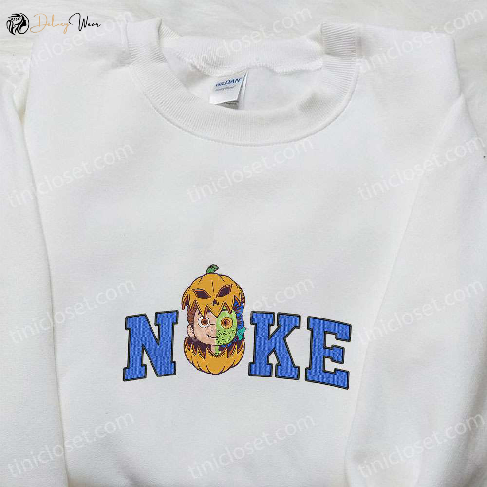 Nike x Halloween Luca Paguro Embroidered Shirt – Cartoon & Inspired Design for Spooky Style
