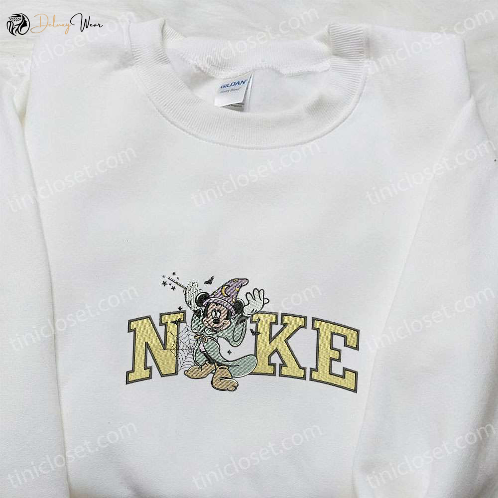 Spooktacular Nike x Halloween Mickey Witch Shirt Disney Hoodie & Inspired Sweatshirt