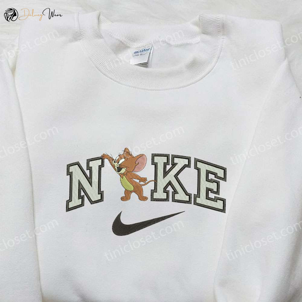 Nike x Jerry Cartoon Embroidered Shirt – Inspired Nike Tee