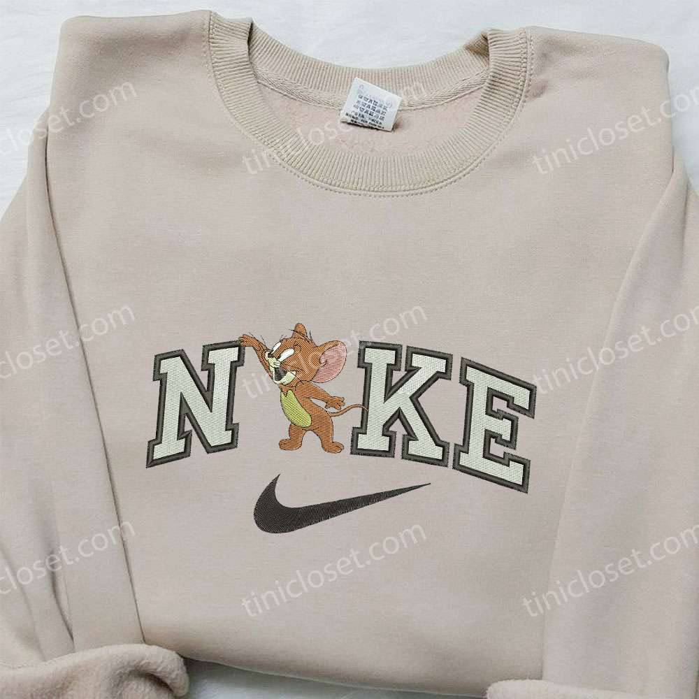Nike x Jerry Cartoon Embroidered Shirt – Inspired Nike Tee
