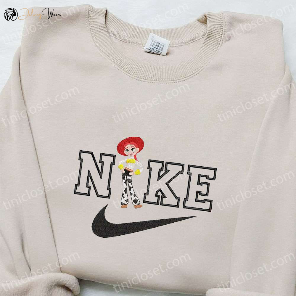 Nike x Jessi Embroidered Sweatshirt Disney Characters Shirt Best Birthday Gift Ideas