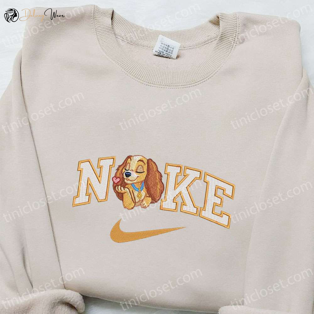 Nike x Lady Embroidered Cartoon Sweatshirt & Disney Characters T-shirt: Best Birthday Gift Ideas