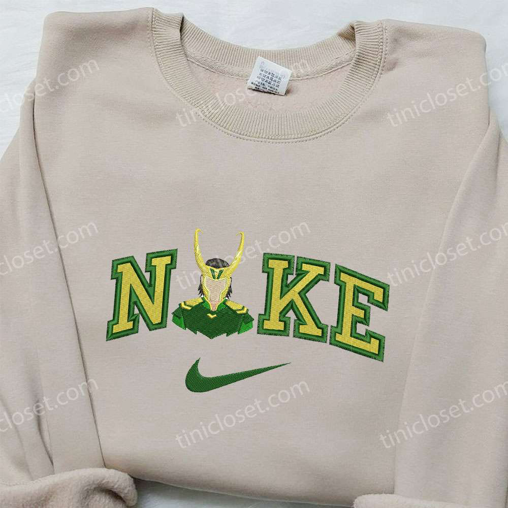 Nike x Loki Embroidered Shirt: Marvel-Inspired Nike Shirt with Stunning Embroidery