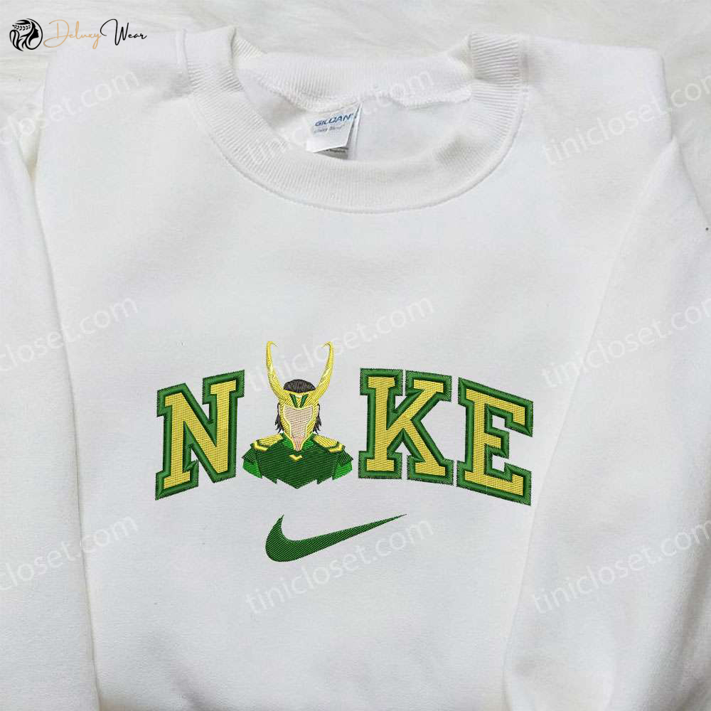 Nike x Loki Embroidered Shirt: Marvel-Inspired Nike Shirt with Stunning Embroidery