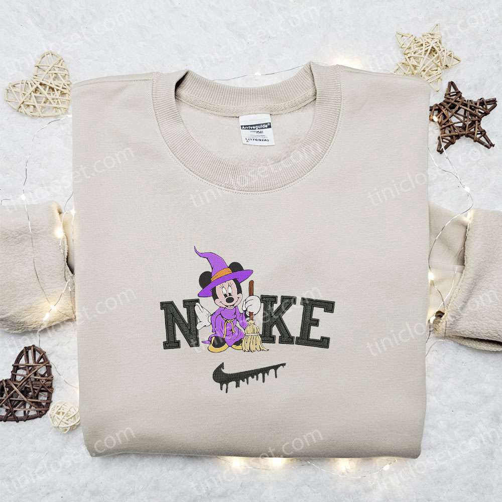 Nike x Mickey Mouse Witch Sweatshirt & Embroidered T-shirt Disney Characters Inspired Hoodie