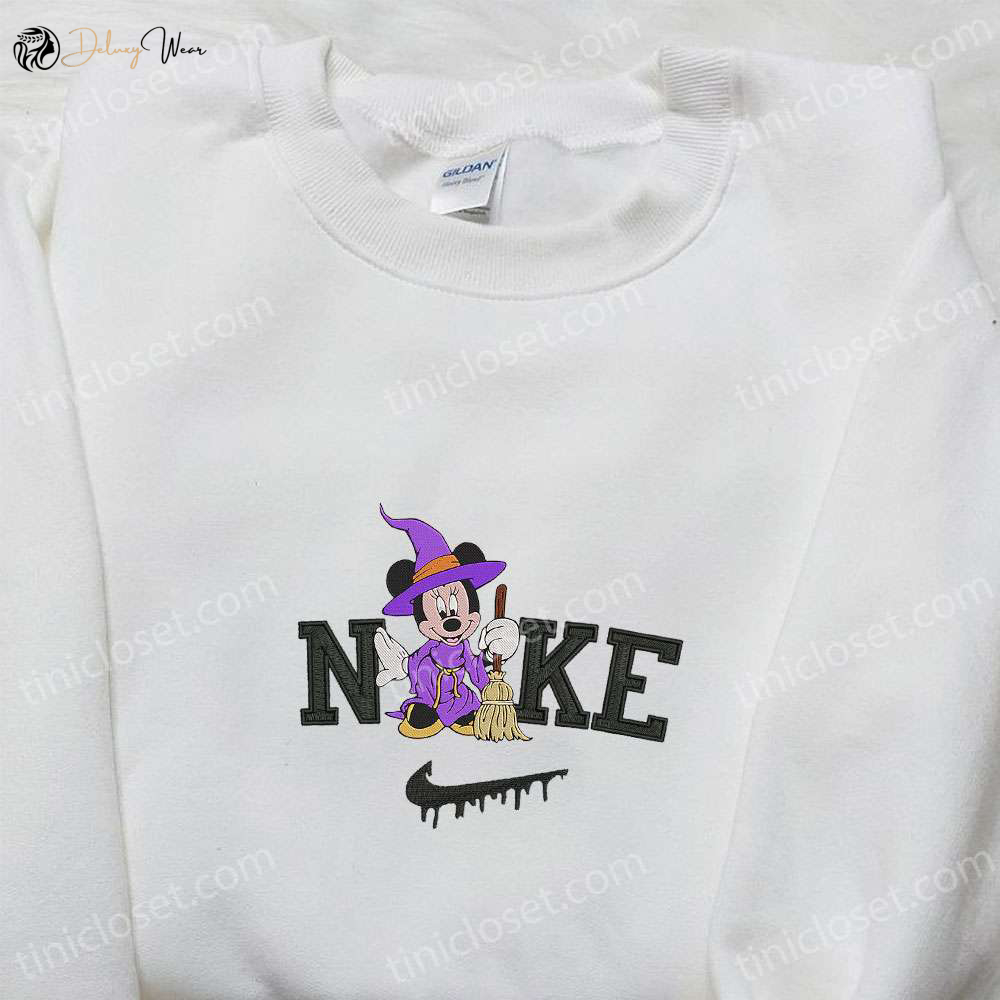Nike x Mickey Mouse Witch Sweatshirt & Embroidered T-shirt Disney Characters Inspired Hoodie