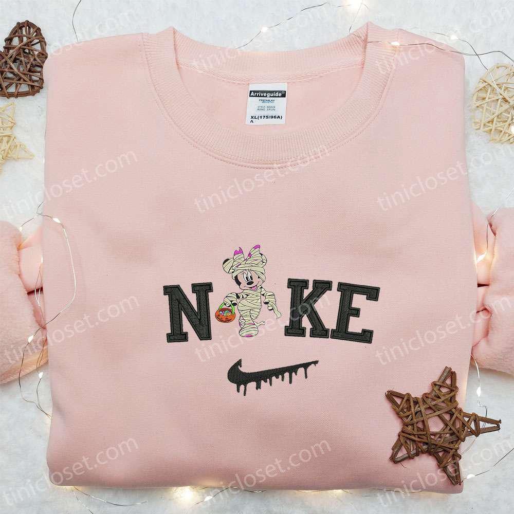 Nike x Minnie Mouse Mummy Hoodie: Disney Characters Sweatshirt Perfect Family Gifts