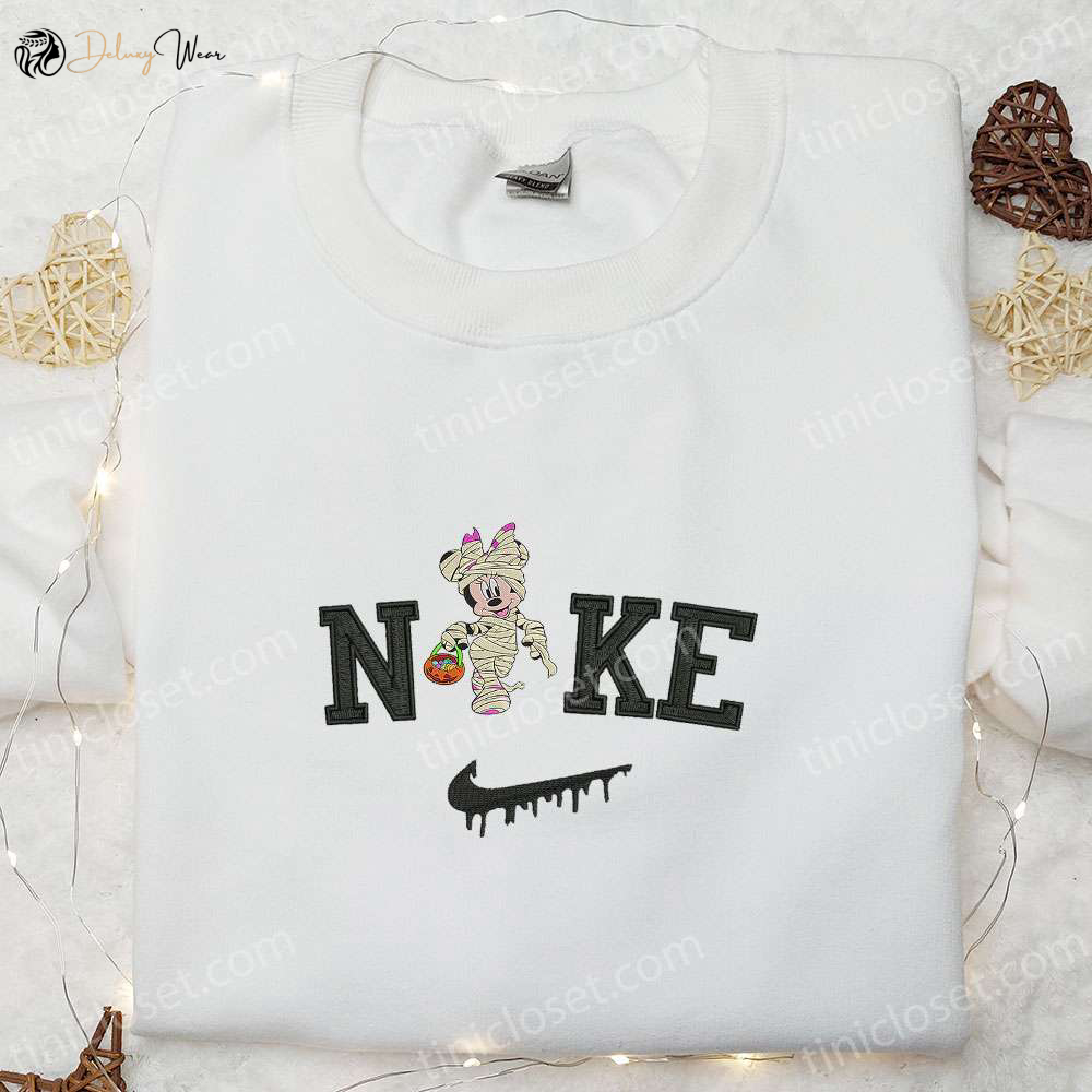 Nike x Minnie Mouse Mummy Hoodie: Disney Characters Sweatshirt Perfect Family Gifts