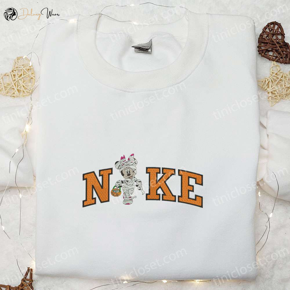 Nike x Mummy Minnie Witches Shirt Disney Halloween Hoodie & Nike Inspired Sweatshirt