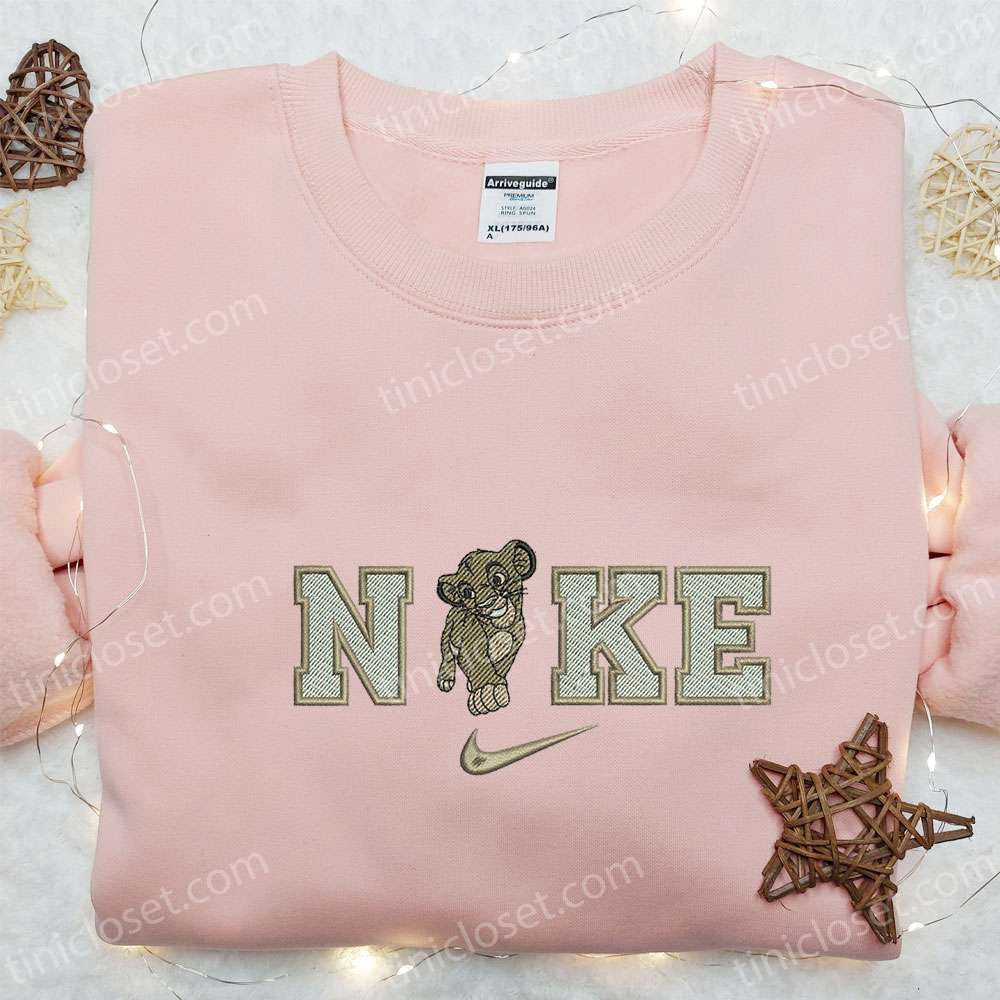 Disney Characters Embroidered Hoodie & Nike x Nala Cartoon Shirt Custom Nike T-shirt
