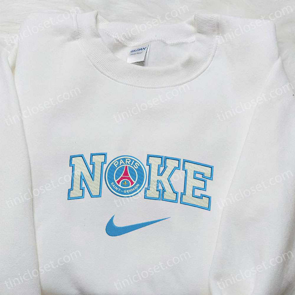 Nike x Paris Embroidered Hoodie National Flag Shirt & T-Shirt: Discover Nike-inspired Embroidery