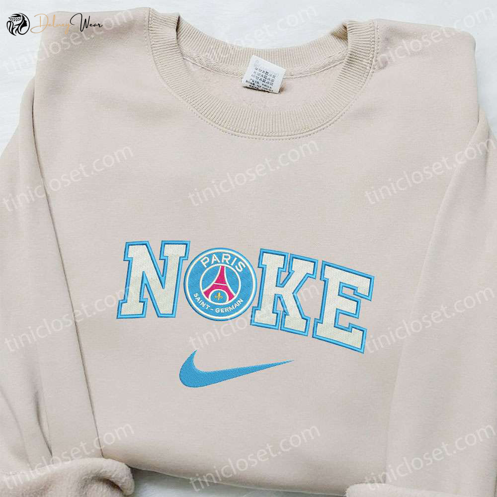 Nike x Paris Embroidered Hoodie National Flag Shirt & T-Shirt: Discover Nike-inspired Embroidery