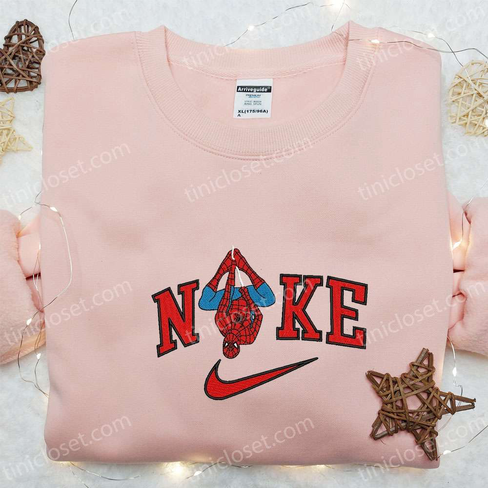 Spider-Man Movie Embroidered Tshirt & Marvel Comics Hoodie Custom Nike Tee