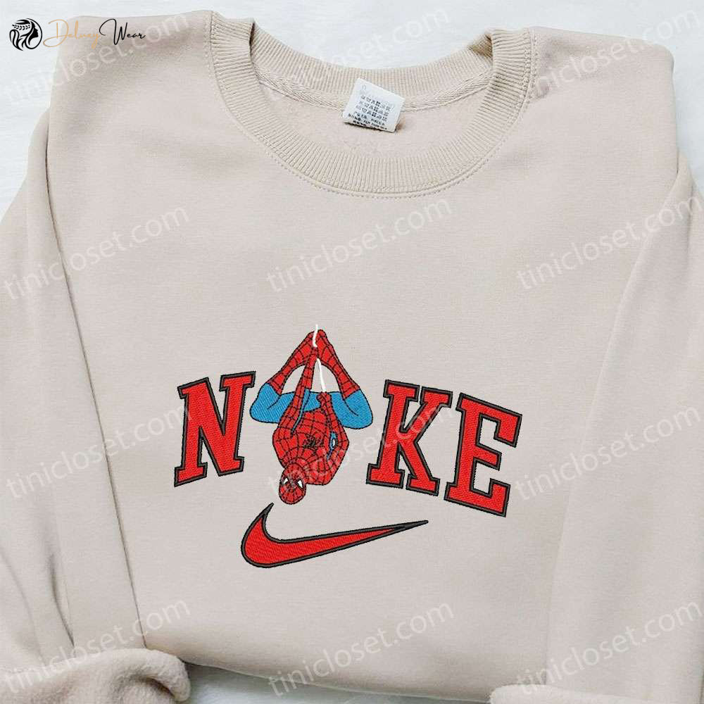 Spider-Man Movie Embroidered Tshirt & Marvel Comics Hoodie Custom Nike Tee