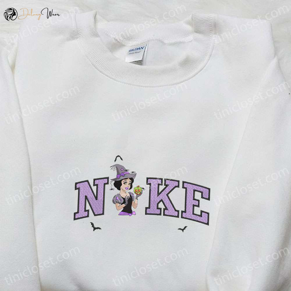 Nike x Spooky Princess Poison Apple Embroidered Shirt – Amazing Halloween Inspired Tee
