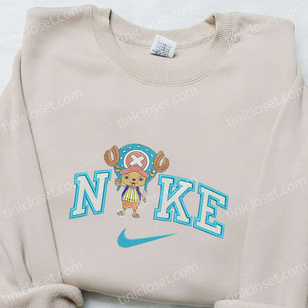 Nike x Tony Chopper Anime Sweatshirt: Best Embroidered Hoodie for Birthday Gifts