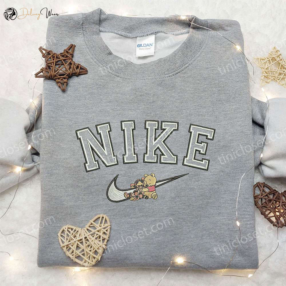 Nike x Winnie The Pooh Embroidered Sweatshirt – Cute Tigger Design Nike Inspired Shirt