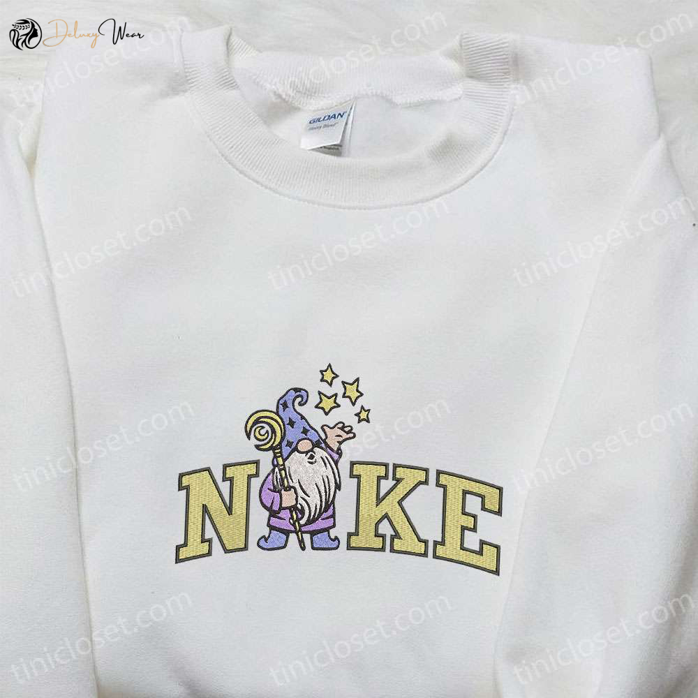 Nike x Witch Gnome Halloween Embroidered Shirt: Cute & Inspired Apparel