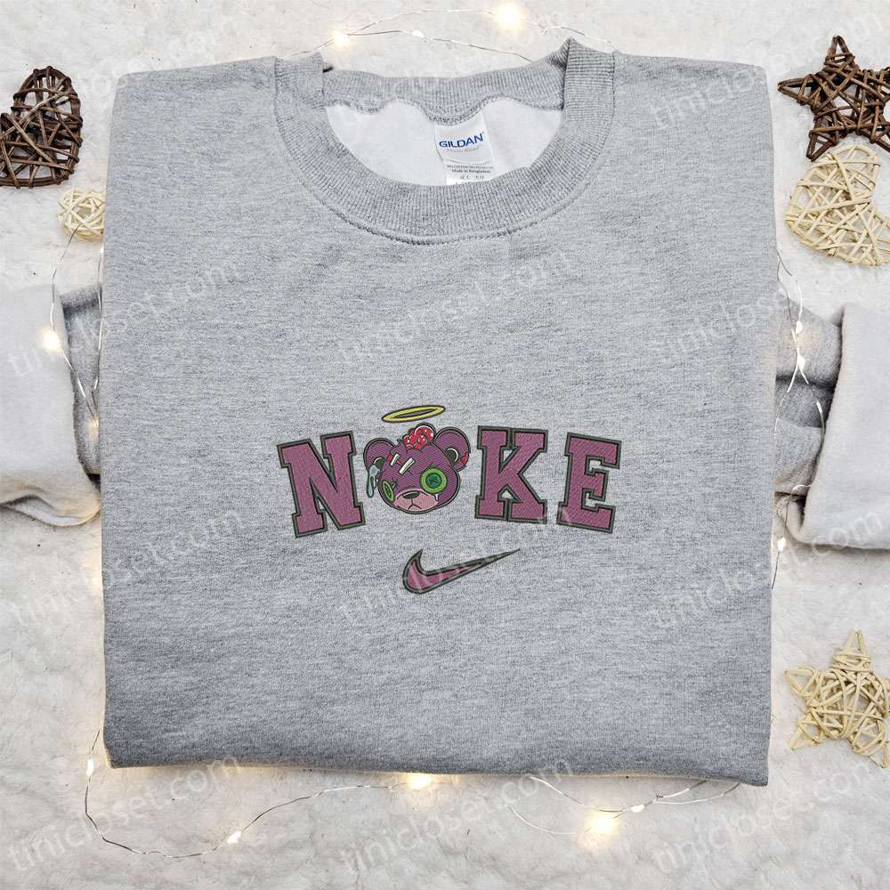 Nike x Zombie Teddy Bear Sweatshirt – Halloween Hoodie & Inspired Shirt
