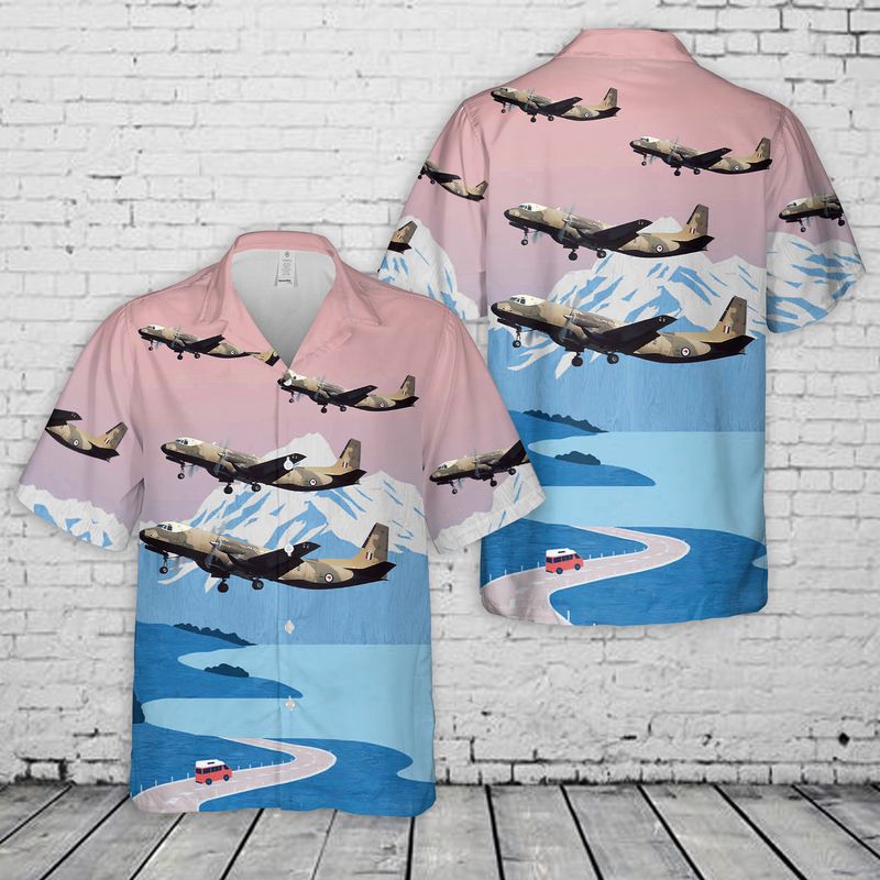 No. 1 Squadron RNZAF Hawker Siddeley Andover C1 Hawaiian Shirt Gift for Men Dad Father Gift for Men Dad Father