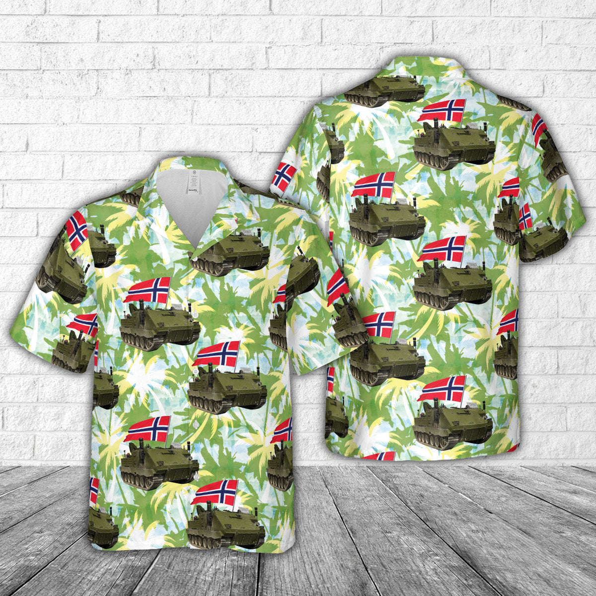 Norwegian Army ACSVG5 Hawaiian Shirt Gift for Men Dad Father Gift for Men Dad Father