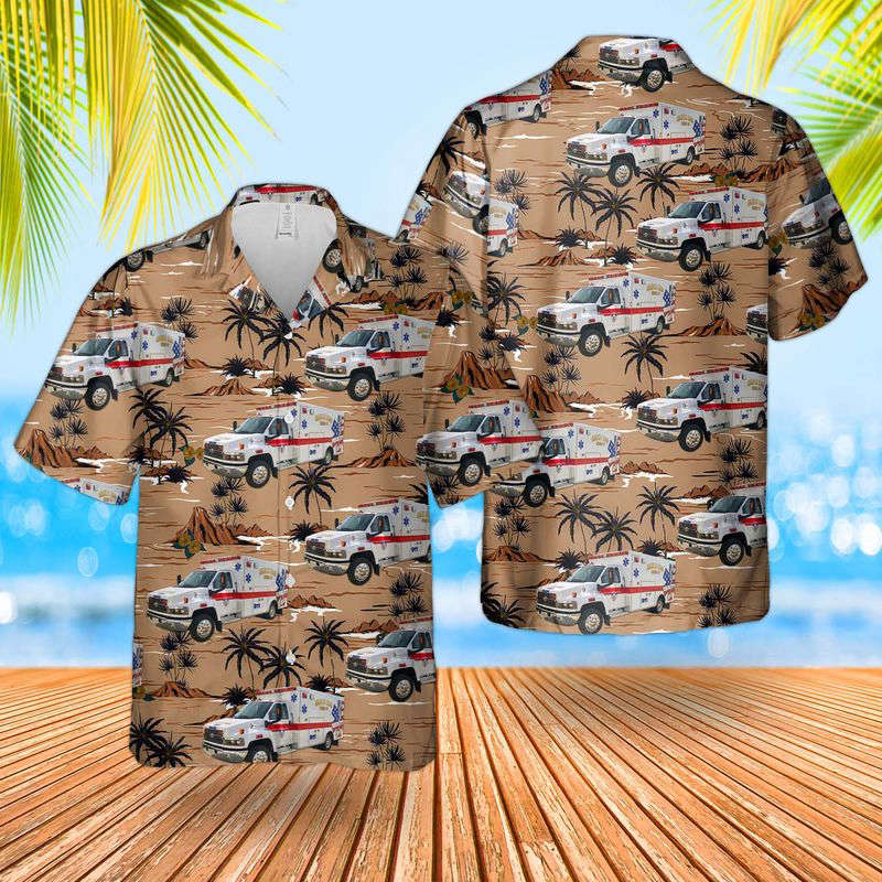 Ohio Hanco EMS Hawaiian Shirt Gift for Men Dad Father Gift for Men Dad Father