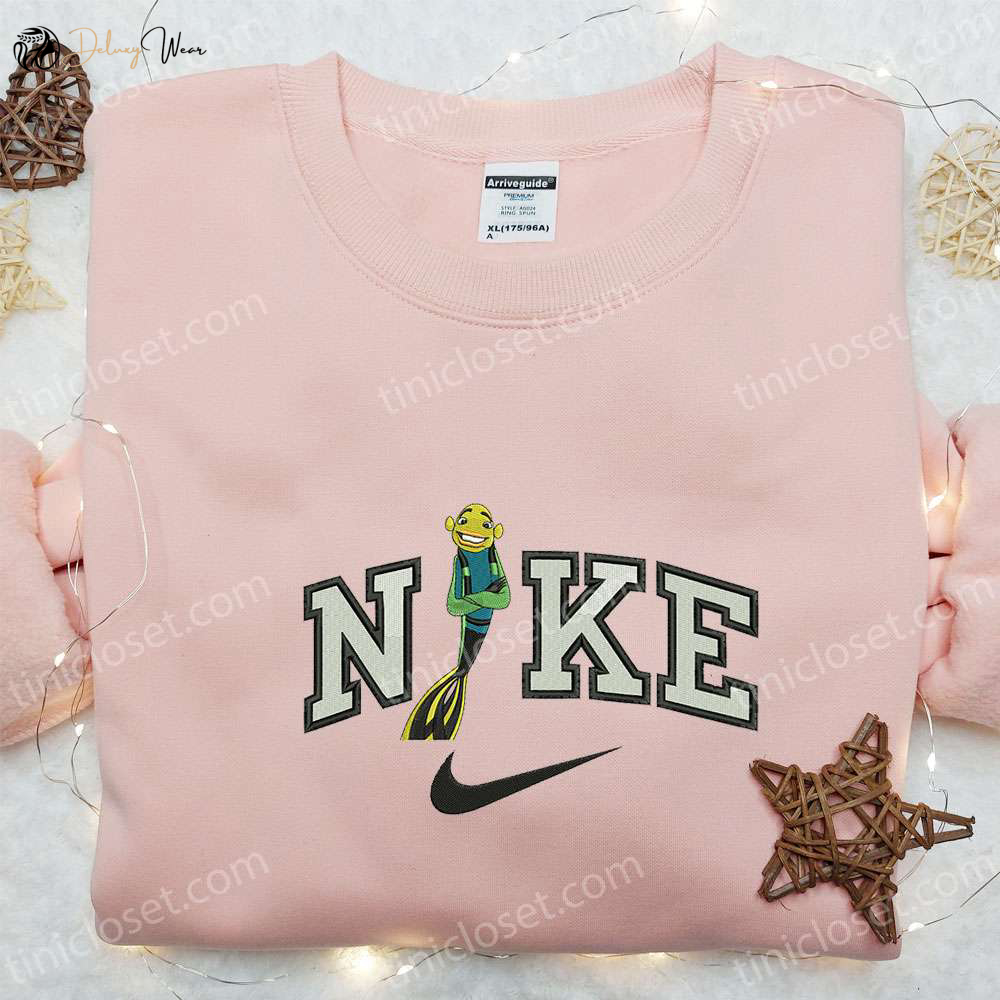 Oscar x Nike Cartoon Hoodie Shark Tale Shirt Embroidered Nike Inspired Apparel