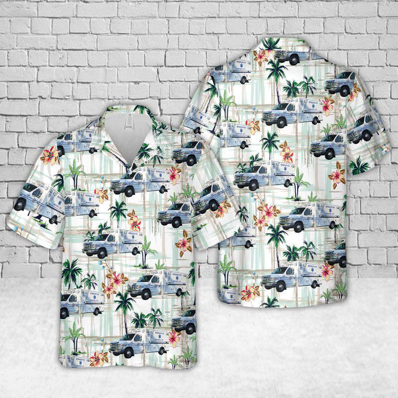 Pennsylvania Bensalem EMS Hawaiian Shirt Gift for Men Dad Father Gift for Men Dad Father