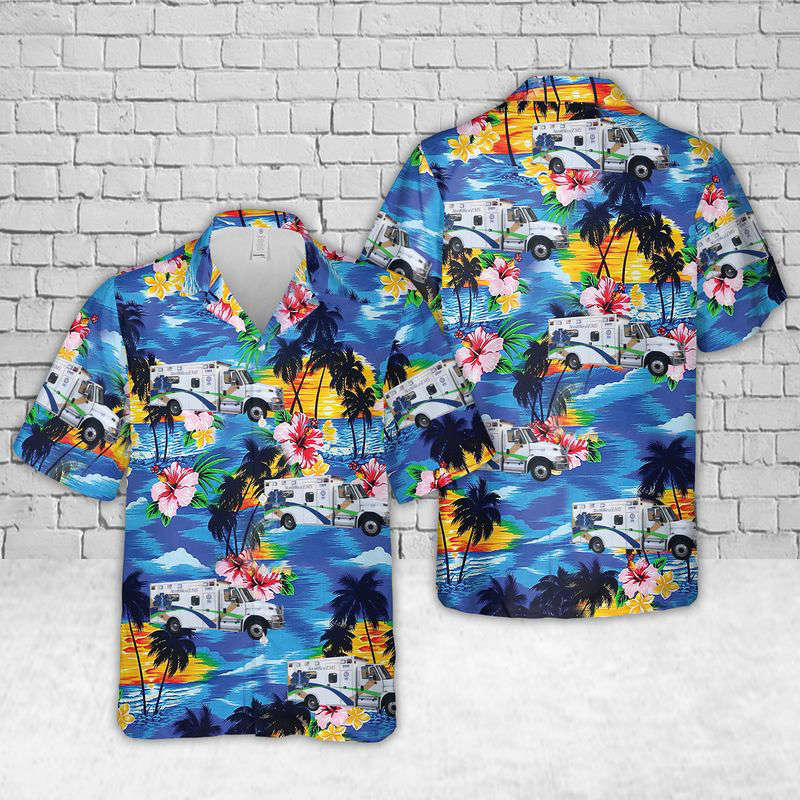 Pennsylvania Northwest EMS Hawaiian Shirt Gift for Men Dad Father Gift for Men Dad Father
