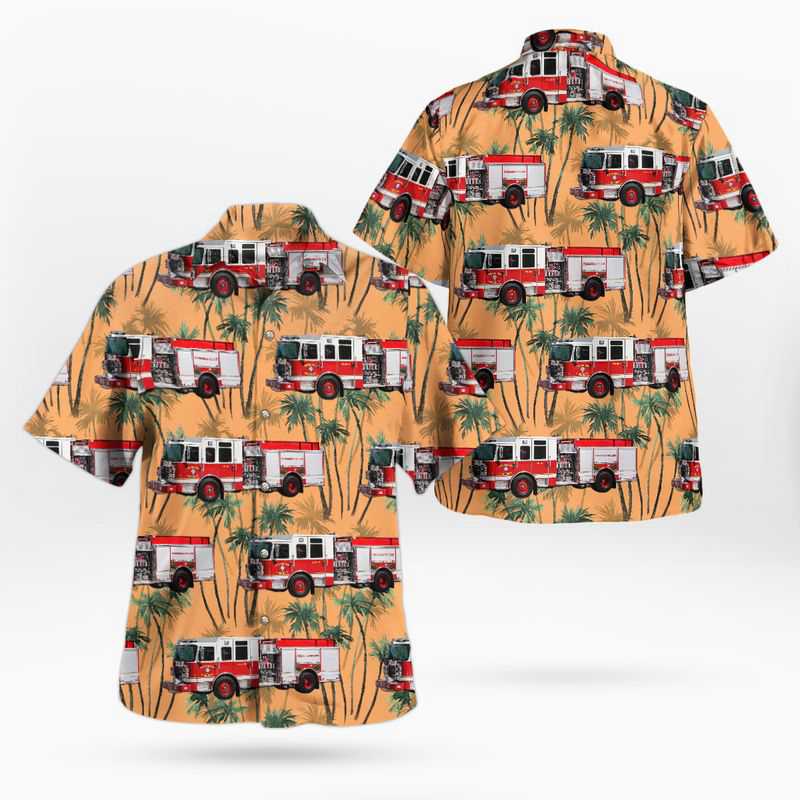 Pensacola Fire Department Pensacola, Florida Hawaiian Shirt Gift for Men Dad Father Gift for Men Dad Father