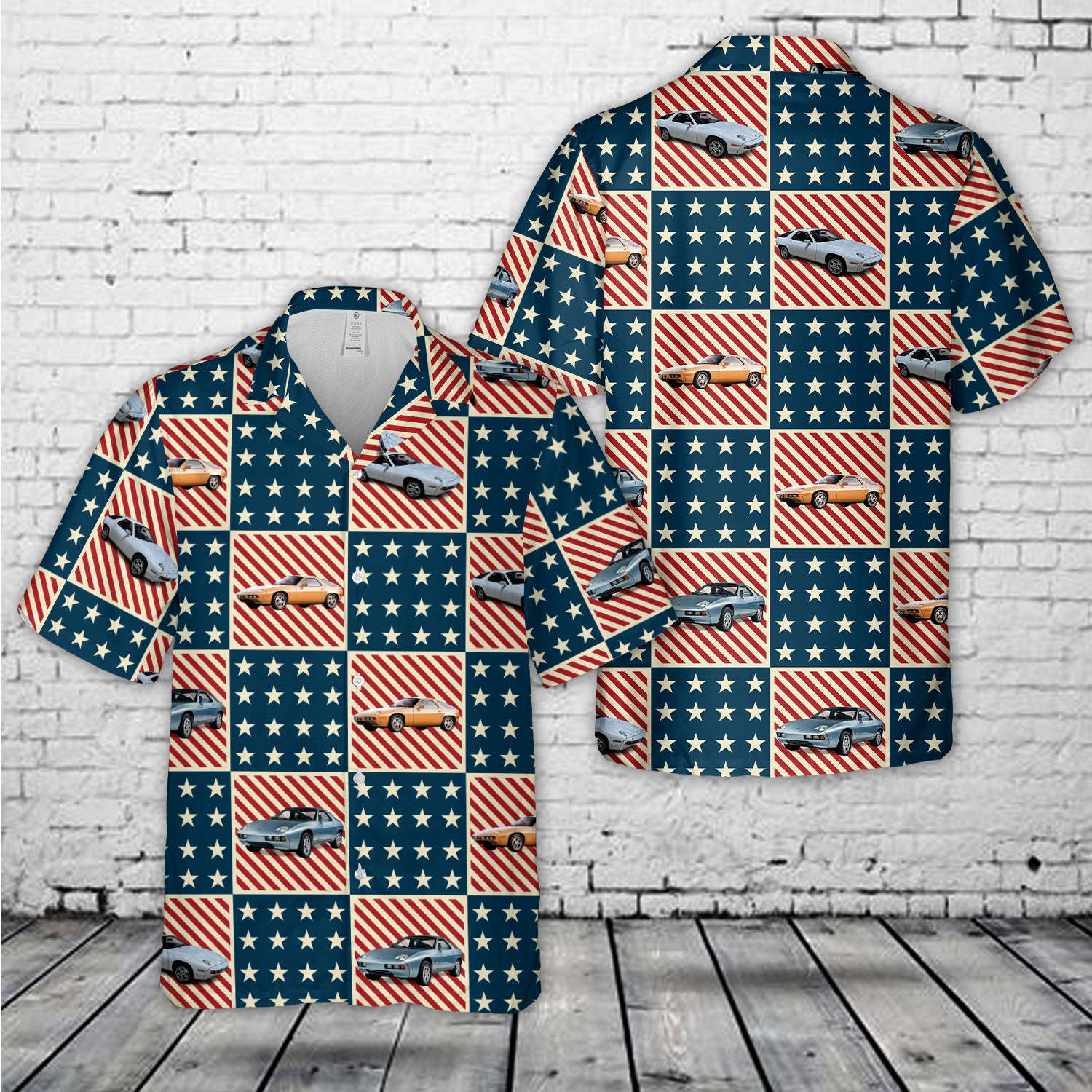 Porsche 928 1978, 4th Of July Hawaiian Shirt Gift for Men Dad Father Gift for Men Dad Father