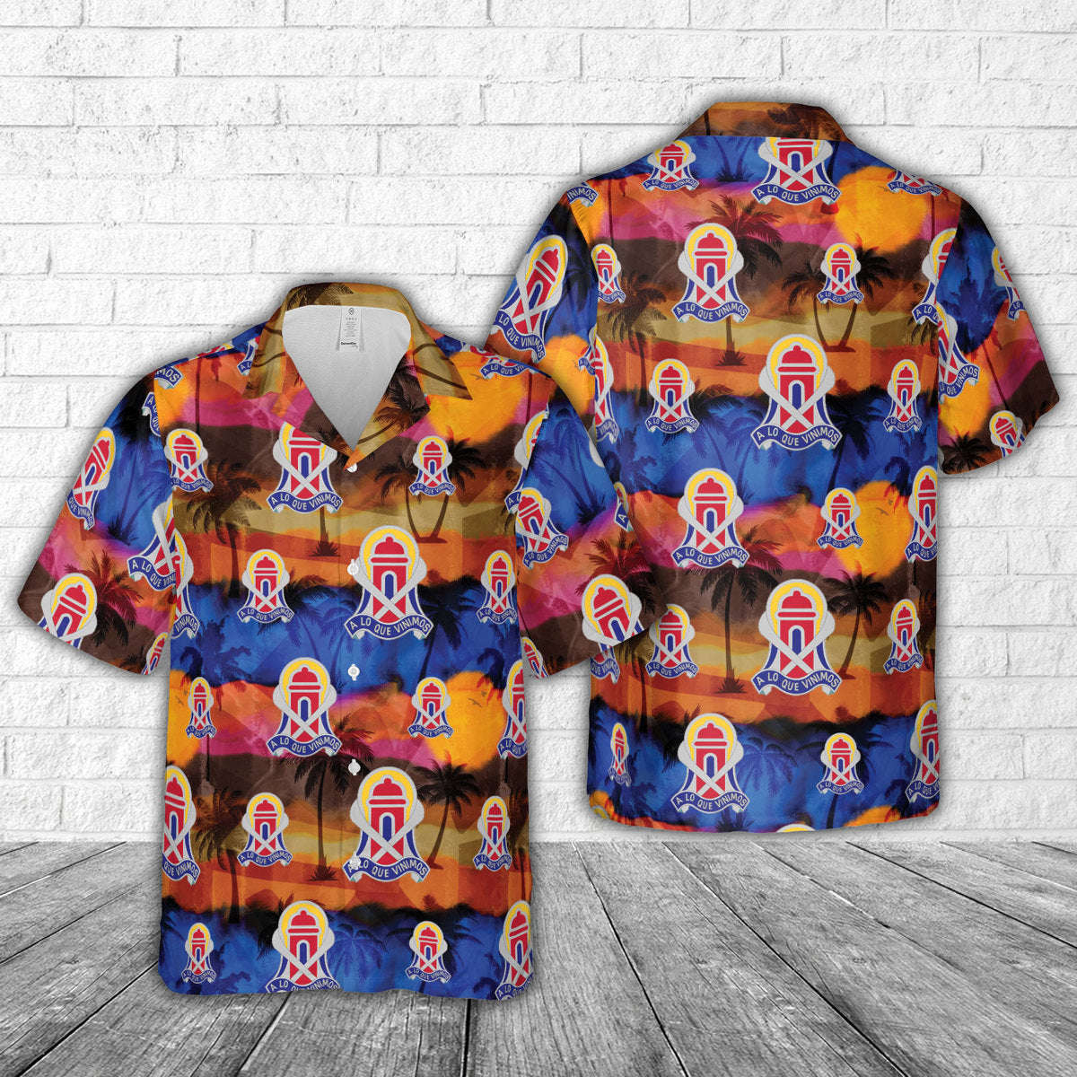 Puerto Rico Army National Guard, 92nd Military Police Brigade (92nd MP Bde) Hawaiian Shirt Gift for Men Dad Father Gift for Men Dad Father