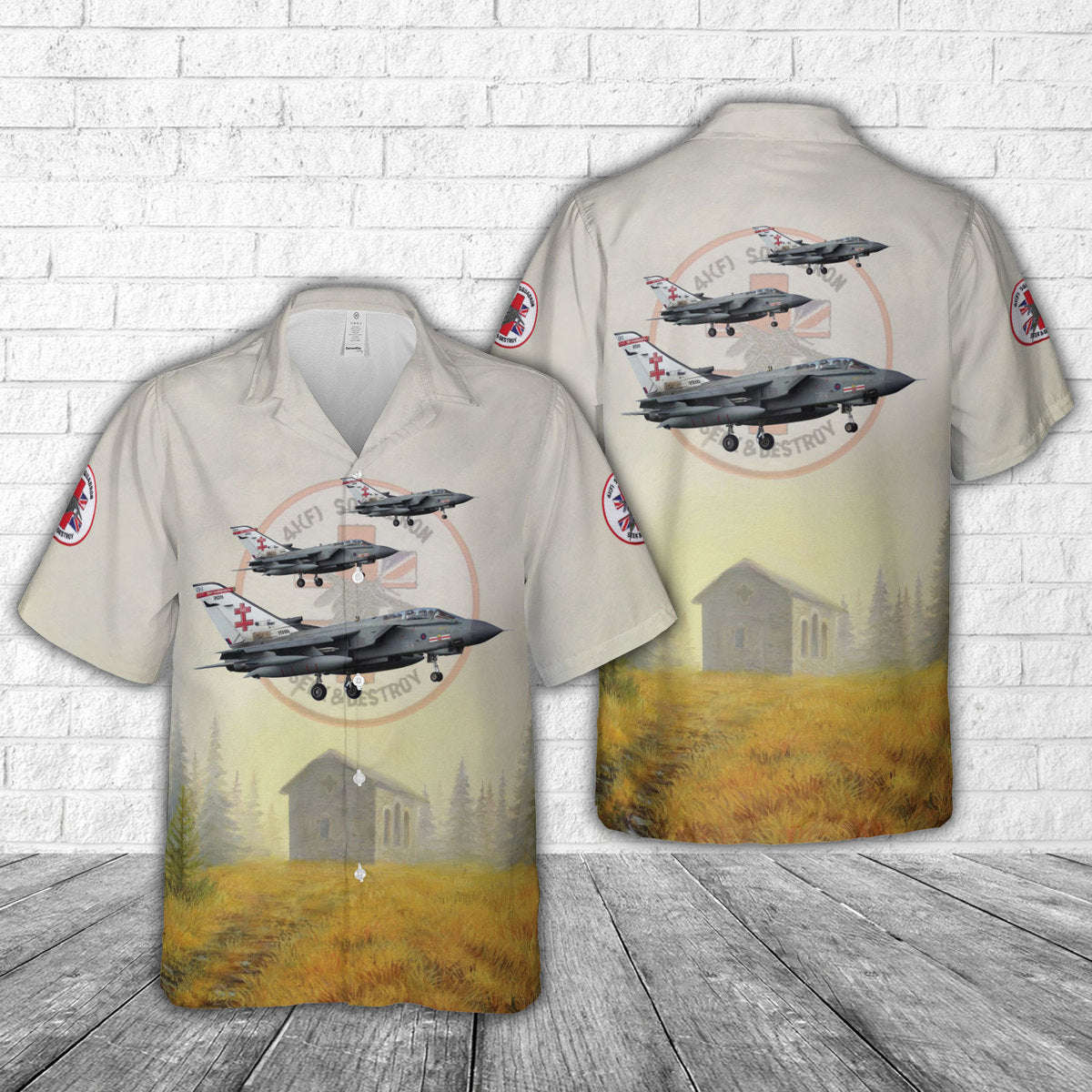 RAF 41 Squadron Royal Air Force Jaguar Seek And Destroy Hawaiian Shirt Gift for Men Dad Father Gift for Men Dad Father
