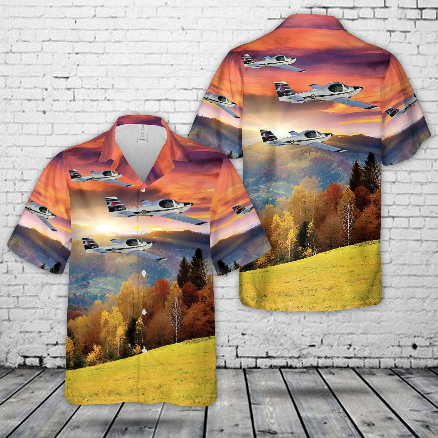 RCAF Grob-G120A Hawaiian Shirt Gift for Men Dad Father Gift for Men Dad Father